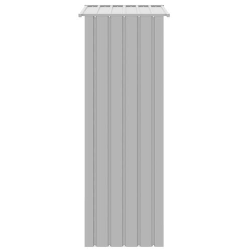 Fuglebur 115x78x200 cm galvaniseret stål grå