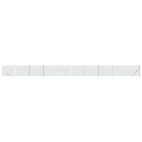 Trådhegn med flange 1,4x25 m sølvfarvet