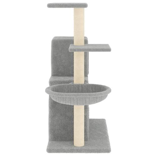 Kradsetræ med sisalstolper 83 cm lysegrå