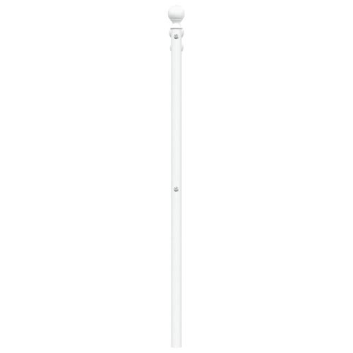 Sengegavl 120 cm metal hvid