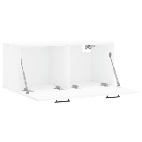 Vægskab 80x36,5x35 cm konstrueret træ hvid