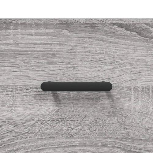 Vægskab 80x36,5x35 cm konstrueret træ grå sonoma-eg