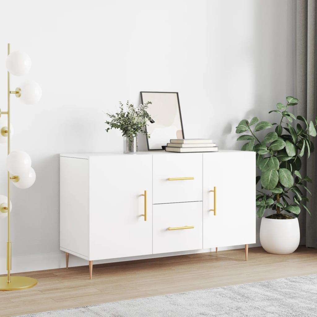 Skænk 100x36x60 cm konstrueret træ hvid