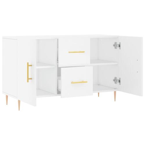 Skænk 100x36x60 cm konstrueret træ hvid