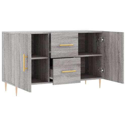 Skænk 100x36x60 cm konstrueret træ grå sonoma-eg
