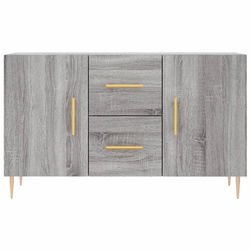 Skænk 100x36x60 cm konstrueret træ grå sonoma-eg