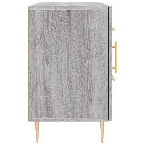 Skænk 100x36x60 cm konstrueret træ grå sonoma-eg