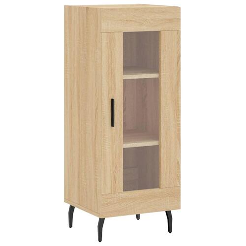 Skænk 34,5x34x90 cm konstrueret træ sonoma-eg