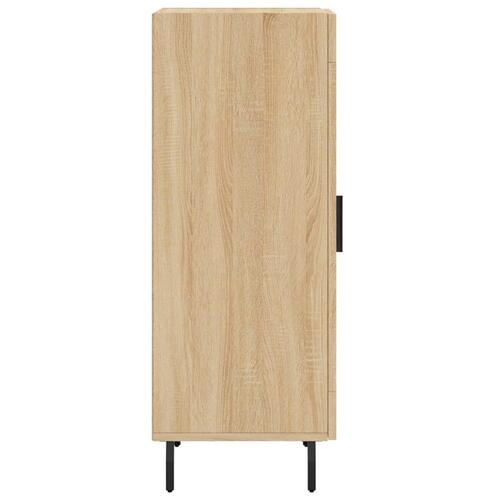 Skænk 34,5x34x90 cm konstrueret træ sonoma-eg