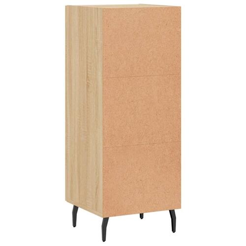 Skænk 34,5x34x90 cm konstrueret træ sonoma-eg