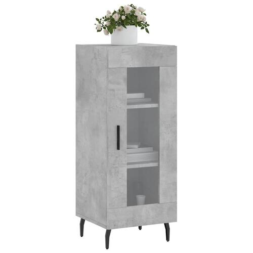 Skænk 34,5x34x90 cm konstrueret træ betongrå