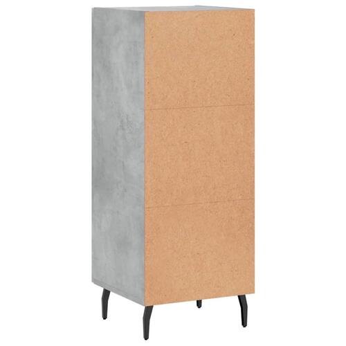 Skænk 34,5x34x90 cm konstrueret træ betongrå