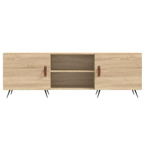 Tv-bord 150x30x50 cm konstrueret træ sonoma-eg