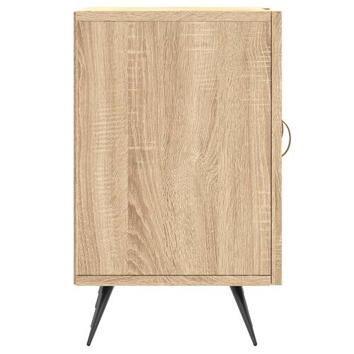 Tv-bord 150x30x50 cm konstrueret træ sonoma-eg
