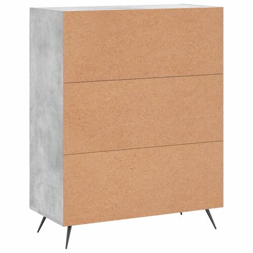 Skænk 69,5x34x90 cm konstrueret træ betongrå