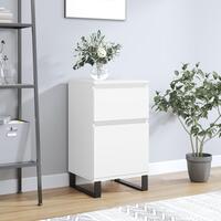Skænk 40x35x70 cm konstrueret træ hvid