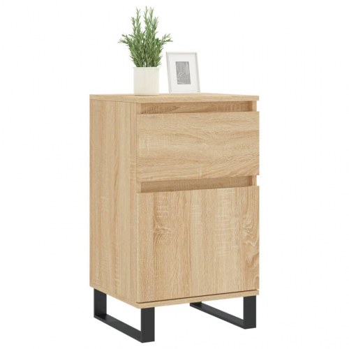 Skænk 40×35×70 cm i konstrueret træ - sonoma-eg