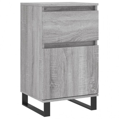 Skænk 40 × 35 × 70 cm i konstrueret træ - grå sonoma-eg