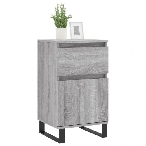 Skænk 40 × 35 × 70 cm i konstrueret træ - grå sonoma-eg