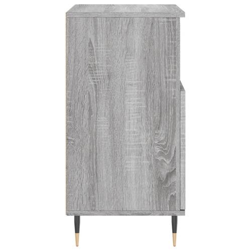 Skænk 60x35x70 cm konstrueret træ grå sonoma-eg