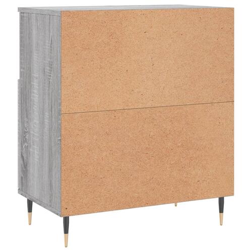 Skænk 60x35x70 cm konstrueret træ grå sonoma-eg
