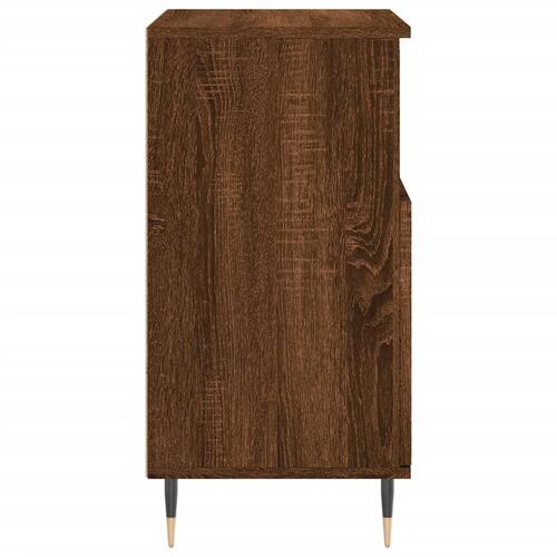 Skænk 60x35x70 cm konstrueret træ brun egetræsfarve