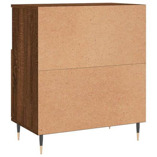 Skænk 60x35x70 cm konstrueret træ brun egetræsfarve