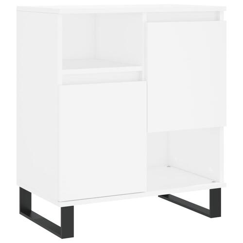 Skænk 60x35x70 cm konstrueret træ hvid
