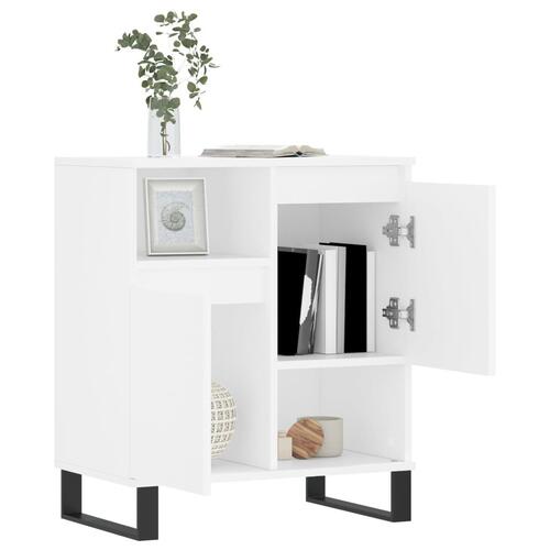Skænk 60x35x70 cm konstrueret træ hvid