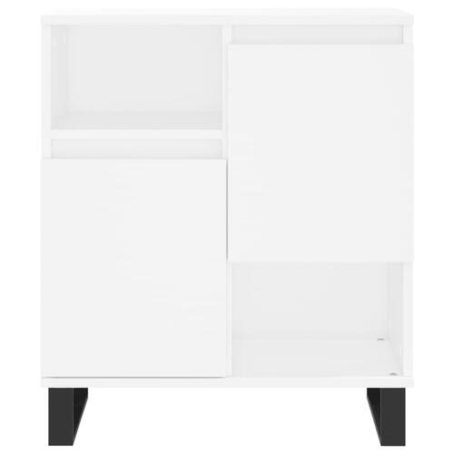 Skænk 60x35x70 cm konstrueret træ hvid
