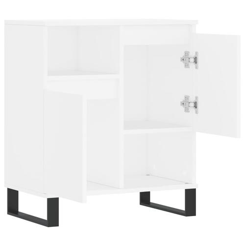 Skænk 60x35x70 cm konstrueret træ hvid