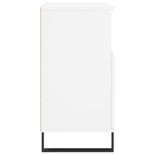 Skænk 60x35x70 cm konstrueret træ hvid