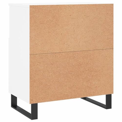 Skænk 60x35x70 cm konstrueret træ hvid