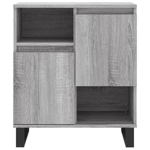 Skænk 60x35x70 cm konstrueret træ grå sonoma-eg