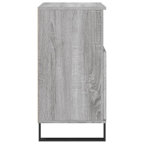 Skænk 60x35x70 cm konstrueret træ grå sonoma-eg
