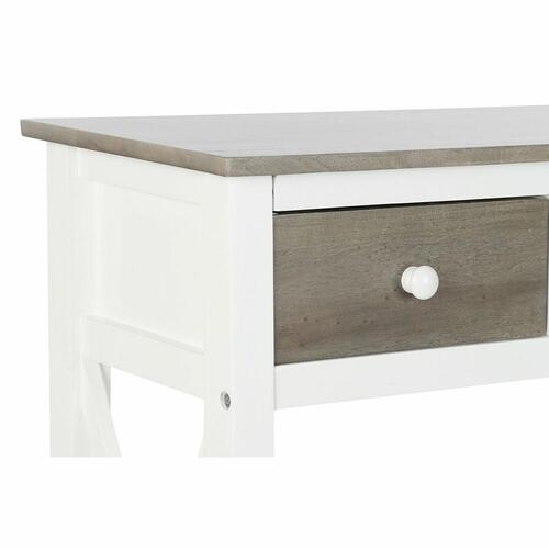Console S3022705 Hvid Grå Poppel 100 x 32 x 85 cm