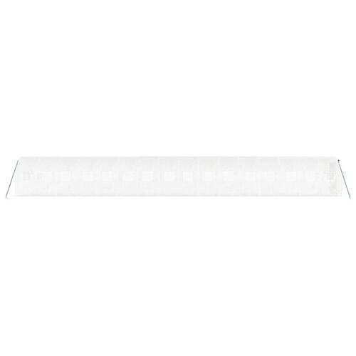 Drivhus med stålstel 32 m² 16x2x2 m hvid