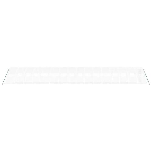 Drivhus med stålstel 64 m² 16x4x2 m hvid