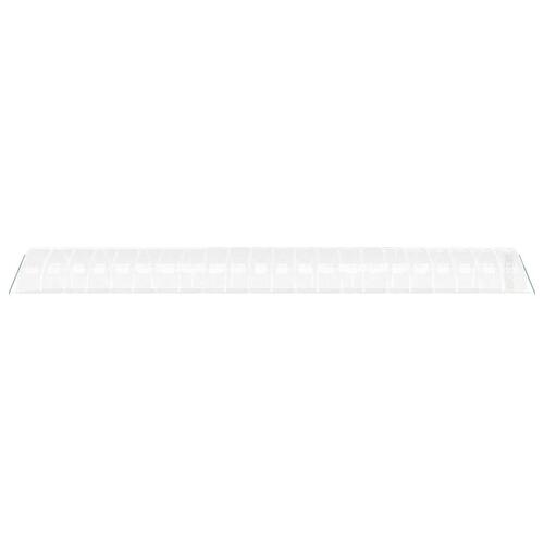 Drivhus med stålstel 88 m² 22x4x2 m hvid