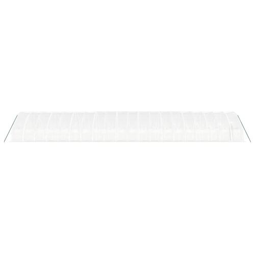 Drivhus med stålstel 120 m² 20x6x2,85 m hvid
