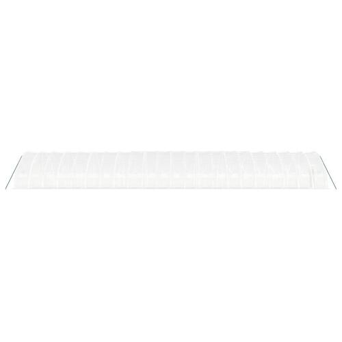 Drivhus med stålstel 132 m² 22x6x2,85 m hvid