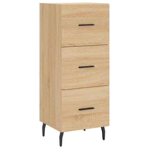 Skænk 34,5x34x90 cm konstrueret træ sonoma-eg