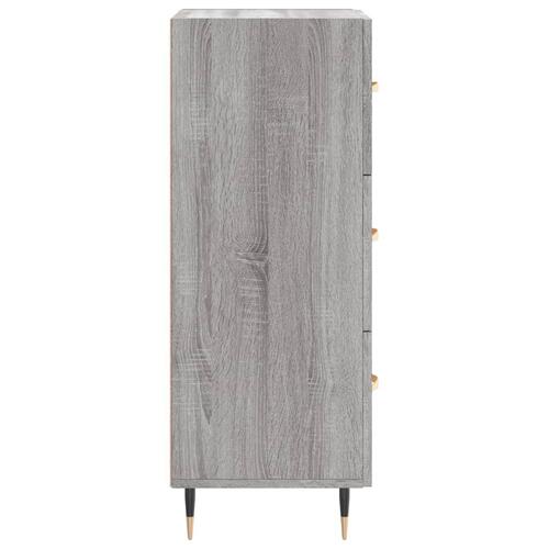 Skænk 34,5x34x90 cm konstrueret træ grå sonoma-eg
