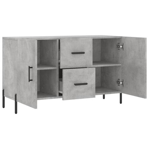 Skænk 100x36x60 cm konstrueret træ betongrå