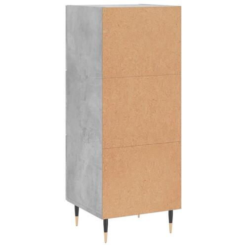 Skænk 34,5x34x90 cm konstrueret træ betongrå