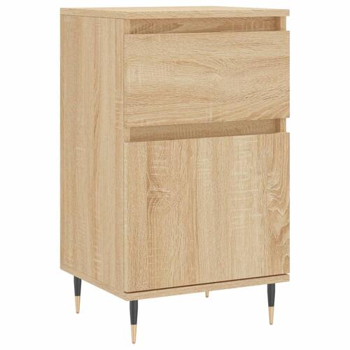 Skænke 2 stk. 40x35x70 cm konstrueret træ sonoma-eg