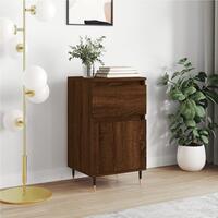 Skænk 40x35x70 cm konstrueret træ brun egetræsfarve