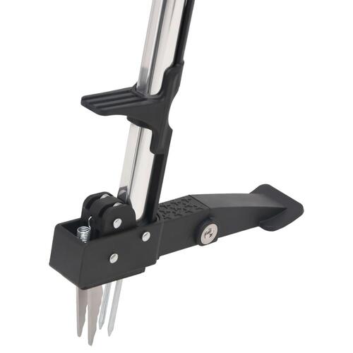 Ukrudtsfjerner 99,5 cm anodiseret aluminium rød og sølvfarvet