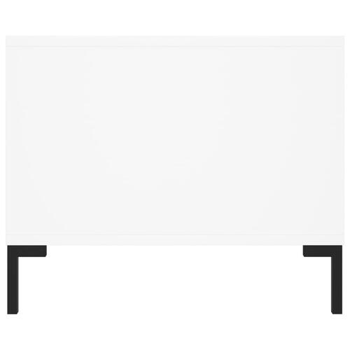 Sofabord 102x50x40 cm konstrueret træ hvid