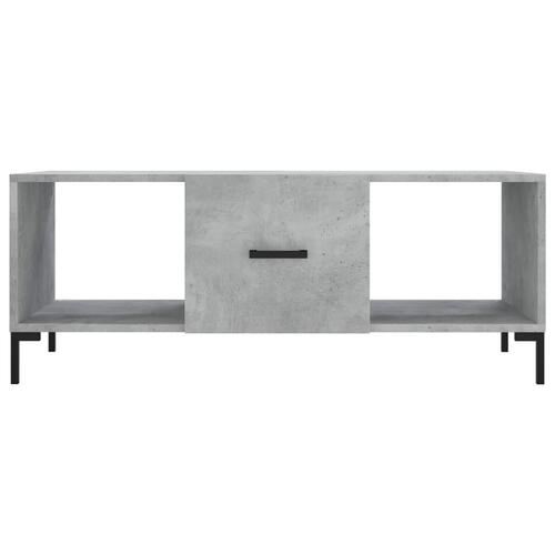 Sofabord 102x50x40 cm konstrueret træ betongrå